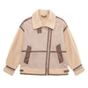 Stitching Lapel Long-sleeved Jacket