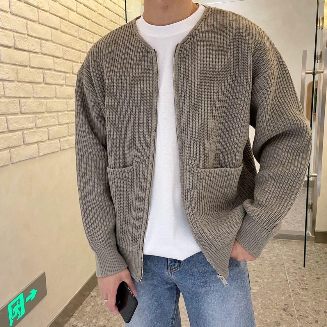 Men Zip Sweater